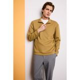 DeFacto Regular Fit Dik Yaka Sweatshirt, S, F9855AX26SP, Haki-KH502, erkek