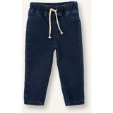 DeFacto Regular Fit Düz Paça Beli Lastikli Basic Jean Pantolon Erkek Bebek B6733A526SP - Mavi-BE364 - 9 - 12 Ay