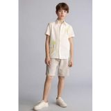 DeFacto Regular Fit Erkek Çocuk Şort, 5-6 Yaş, H5209A826HS, Gri-GR94, Erkek Çocuk