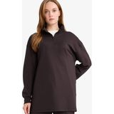 DeFacto Regular Fit Fermuarlı Yaka Uzun Kollu Tunik F5771AX25AU - Kahve-BN338 - S