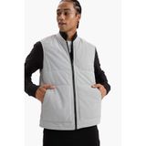 DeFacto Regular Fit Fermuarlı Yelek Gri, M, E8777AX25AU, Gri-GR360, Erkek