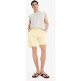 DeFacto Regular Fit File Astarlı Kısa Boy Deniz Şortu B7255AX25HS - Sarı-YL279 - XL