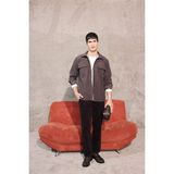 DeFacto Regular Fit Fitilli Kadife Uzun Kollu Gömlek F1619AX25WN - Dropsuz - Kahve