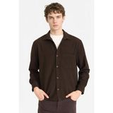 DeFacto Regular Fit Flanel Gömlek Kahve, L, G8116AX25WN, Kahve-BN339, Erkek