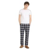 DeFacto Regular Fit Flanel Pijama Alt, M, G8209AX26SP, Lacivert, erkek