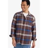 DeFacto Regular Fit Flanel Uzun Kollu Gömlek, S, G4322AX25WN, Kahve, Erkek