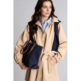 DeFacto Regular Fit Gabardin Trençkot, S/M, Regular Fit Gabardin Trençkot, Bej-BG109, Kadın
