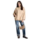 DeFacto Regular Fit Hakim Yaka Blazer Ceket, XL, H2823AX26SP, Bej-BG109, Kadın