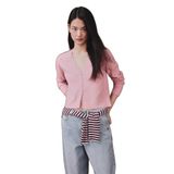 DeFacto Regular Fit Hırka Pembe, L, H4675AX26SP, Pembe-PN681, Kadın