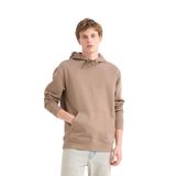DeFacto Regular Fit Kapüşonlu Kanguru Cepli İçi Yumuşak Tüylü Basic Düz Sweatshirt, 2XL, X8283AZ25SP, Kahve-BN229, erkek