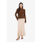 DeFacto Regular Fit Kayık Yaka Basic Düz Triko Kazak E6997AX25SPBN297 Kahve