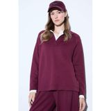 Defacto Regular Fit Kayık Yaka Uzun Kollu Tunik F9615ax25aubr98 Bordo