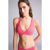 DeFacto Regular Fit Kırışık Dokulu Kumaş Fuşya Bikini Üstü G3996AX26SM - Pembe-PN296 - 2XL