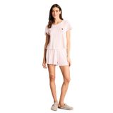 DeFacto Regular Fit Kısa Kollu Pamuk Pijama Takımı, XL, H7279AX26SM, Pembe-PN648, kadın
