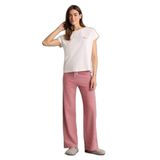 DeFacto Regular Fit Kısa Kollu Pijama Takım, M, G4621AX26SM, Mor, kadın