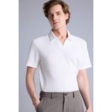 DeFacto Regular Fit Kısa Kollu Polo Yaka Tişört, XL, F9862AX26SP, Ekru-ER137, Erkek