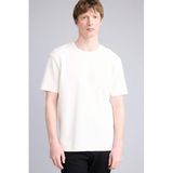 DeFacto Regular Fit Kısa Kollu Tişört, S, F9867AX26SP, Ekru-ER105, Erkek