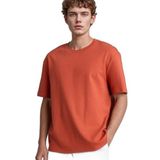 DeFacto Regular Fit Kısa Kollu Tişört, XS, G8108AX26SM, Turuncu-OG69, Erkek