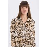 DeFacto Regular Fit Leopar Desenli Uzun Kollu Gömlek I8266AZ25SPBG362