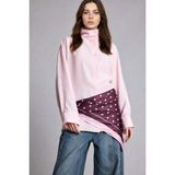 DeFacto Regular Fit Modal Uzun Kollu Açık Pembe Tunik H9044AX26AU - Pembe-PN645 - S