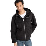 DeFacto Regular Fit Nakış Detaylı İç Cepli Mont, L, Regular Fit Nakış Detaylı İç Cepli Mont, Siyah-BK27, Erkek