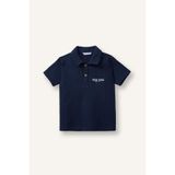 DeFacto Regular Fıt Nakışlı Jakarlı Kısa Kollu Polo Tişört Erkek Bebek H3744A526SM