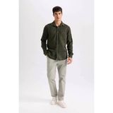 Defacto Regular Fit Normal Kesim Açık Haki Erkek Pantolon D7349AX/KH475 - 32 / 30