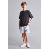 DeFacto Regular Fıt Palmiye Baskılı Sweatshirt Kumaşı Şort Erkek Çocuk H7215A826HS