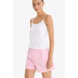 DeFacto Regular Fit Pamuklu Atlet, L, M6858AZ25AU, Beyaz, Kadın