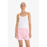 DeFacto Regular Fit Pamuklu Atlet, M, M6858AZ25AU, Beyaz, Kadın