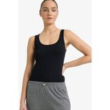 DeFacto Regular Fit Pamuklu Atlet, S, R9041AZ26SP, Siyah, Kadın