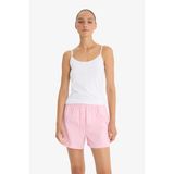 DeFacto Regular Fit Pamuklu Atlet, XL, M6858AZ25AU, Beyaz, Kadın