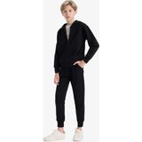 DeFacto Regular Fit Pamuklu Beli Lastikli Jogger Eşofman Altı Erkek Çocuk K8846A625AU - Siyah-BK81 - 7 - 8 Yaş