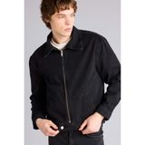 DeFacto Regular Fit Pamuklu Ceket, L, H0070AX26SP, Siyah-NM40, Erkek