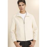 DeFacto Regular Fit Pamuklu Mont, XL, Regular Fit Pamuklu Mont, Ekru-ER105, Erkek
