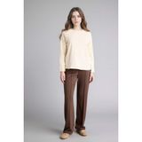 DeFacto Regular Fit Pantolon, M, F5118AX26SP, Kahve-BN277, Kadın