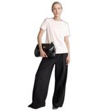 DeFacto Regular Fit Penye Kısa Kollu Nakış Baskılı Tişört, 3XL, H1421AX26SM, Beyaz-WT16, Kadın