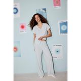 DeFacto Regular Fit Pijama Altı Ekru, XL, G4625AX26SM, Ekru-ER98, kadın