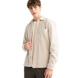 DeFacto Regular Fit Polar Uzun Kollu Gömlek, M, F0105AX, STONE, Erkek