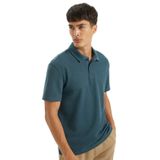 DeFacto Regular Fit Polo Yaka Basic Kısa Kollu Tişört Mavi, S, B4939AX24AU, Mavi-BE700, Erkek
