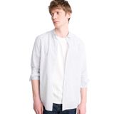 DeFacto Regular Fit Polo Yaka Keten Uzun Kollu Gömlek, 2XL, F9322AX26SP, İndigo-IN131, Erkek