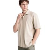 DeFacto Regular Fit Polo Yaka Kısa Kollu Gömlek, 2XL, E7727AX26SM, Yeşil-GN1255, Erkek