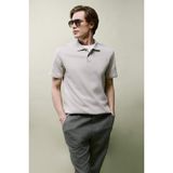 DeFacto Regular Fit Polo Yaka Kısa Kollu Polo Tişört, M, G6002AX26SM, Bej, Erkek
