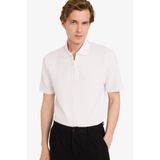 DeFacto Regular Fit Polo Yaka Kısa Kollu Polo Tişört, XL, D7227AX26SP, Beyaz, Erkek