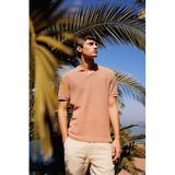 DeFacto Regular Fit Polo Yaka Kısa Kollu Tişört, S, E1215AX25SM, Kahve-BN300, Erkek