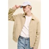 DeFacto Regular Fit Polo Yaka Mont, 2XL, Regular Fit Polo Yaka Mont, Bej-BG717, Erkek