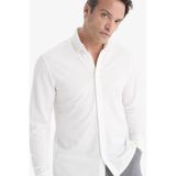 DeFacto Regular Fit Polo Yaka Penye Ekru Erkek Gömlek E8067AX/ER105