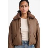 DeFacto Regular Fit Polo Yaka Suni Deri Mont F2813AX25WN