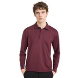 DeFacto Regular Fit Polo Yaka Sweatshirt, L, G8111AX25WN, Bordo-BR464, erkek