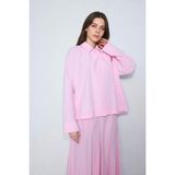 DeFacto Regular Fit Poplin Uzun Kollu Açık Pembe Tunik H5622AX26SM - Pembe-PN105 - XL